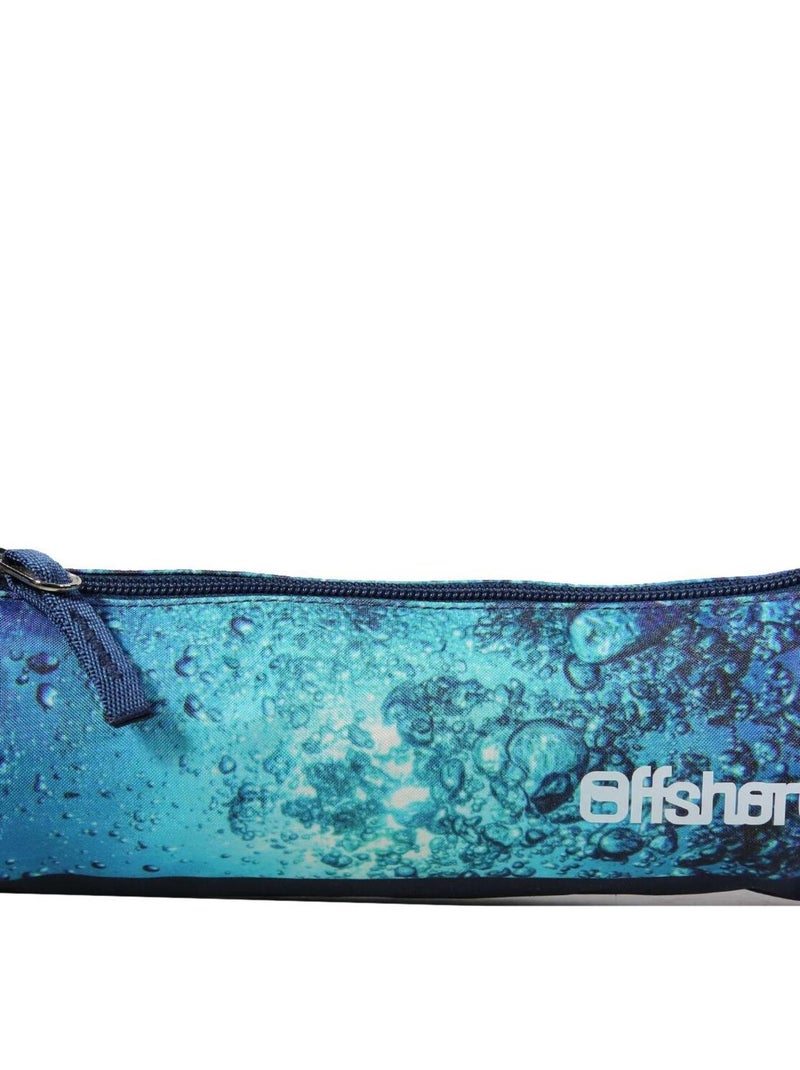 BAGTROTTER Trousse scolaire ronde Offshore Bleue Bulle Bleu - Kiabi
