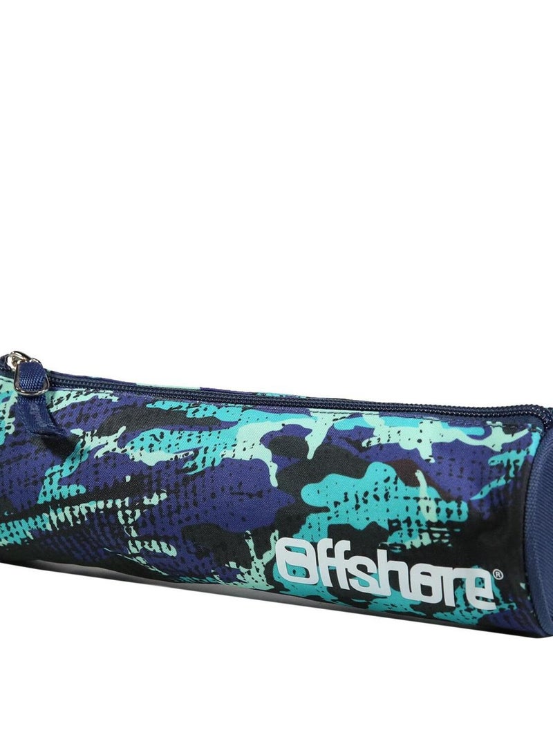 BAGTROTTER Trousse scolaire ronde Offshore Camouflage Vert - Kiabi