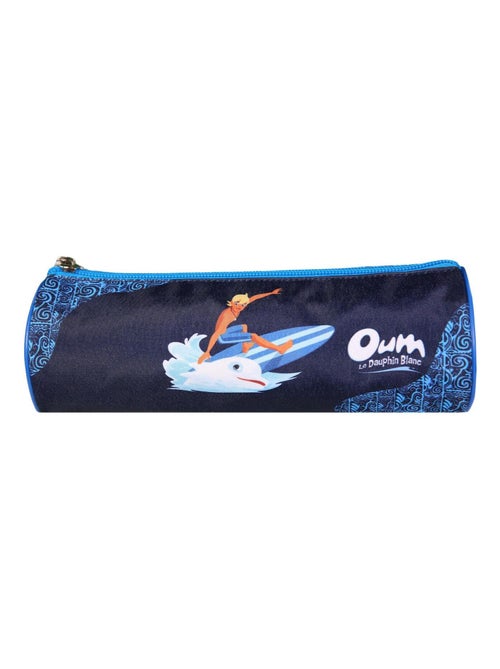 BAGTROTTER Trousse scolaire ronde Oum Le Dauphin Bleu - Kiabi