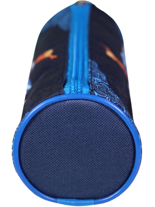 BAGTROTTER Trousse scolaire ronde Oum Le Dauphin Bleu - Kiabi