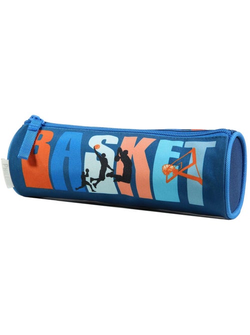 BAGTROTTER Trousse scolaire ronde Phileas Bleue Basket - Kiabi