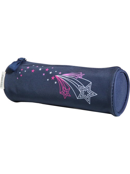 BAGTROTTER Trousse scolaire ronde Phileas Bleue Etoiles - Kiabi