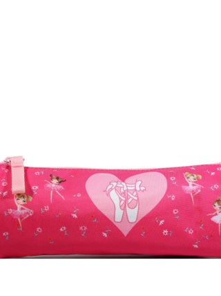 BAGTROTTER Trousse scolaire ronde Phileas Danseuses Rose