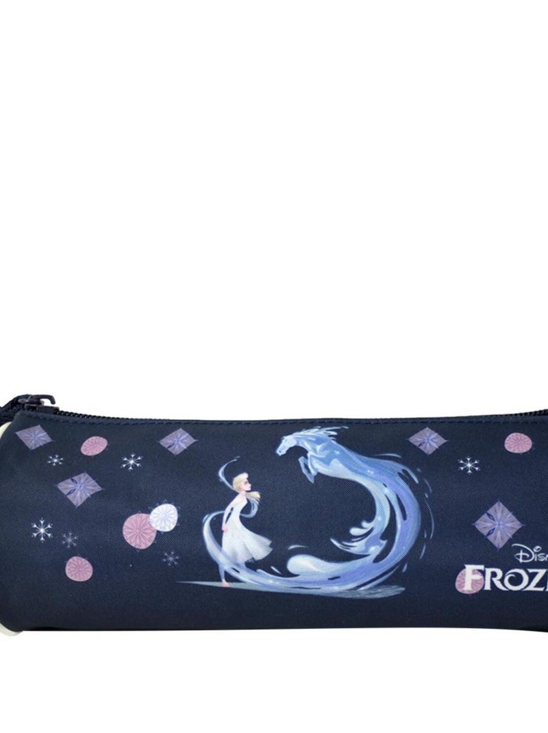 BAGTROTTER Trousse scolaire ronde Phileas & Frozen / Reine Des Neiges Bleue Bleu - Kiabi