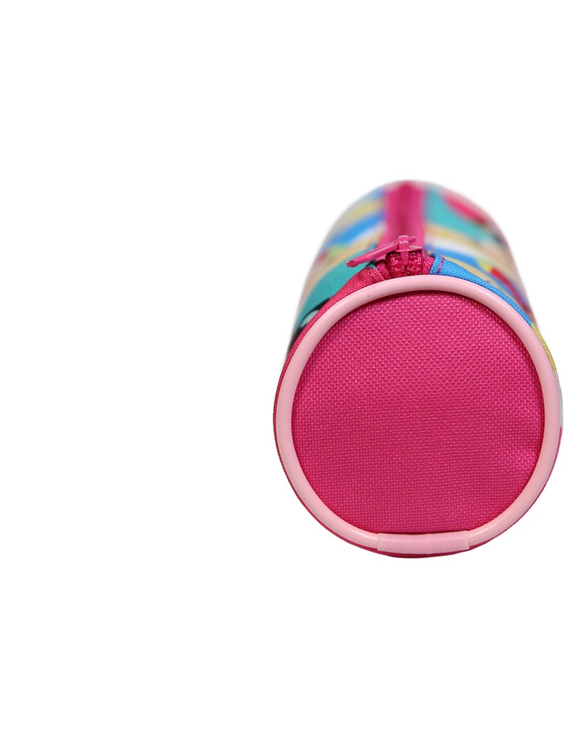 BAGTROTTER Trousse scolaire ronde Princesses Multicolore Rose - Kiabi