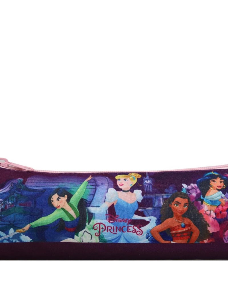 BAGTROTTER Trousse scolaire ronde Princesses Rose Multicolore - Kiabi