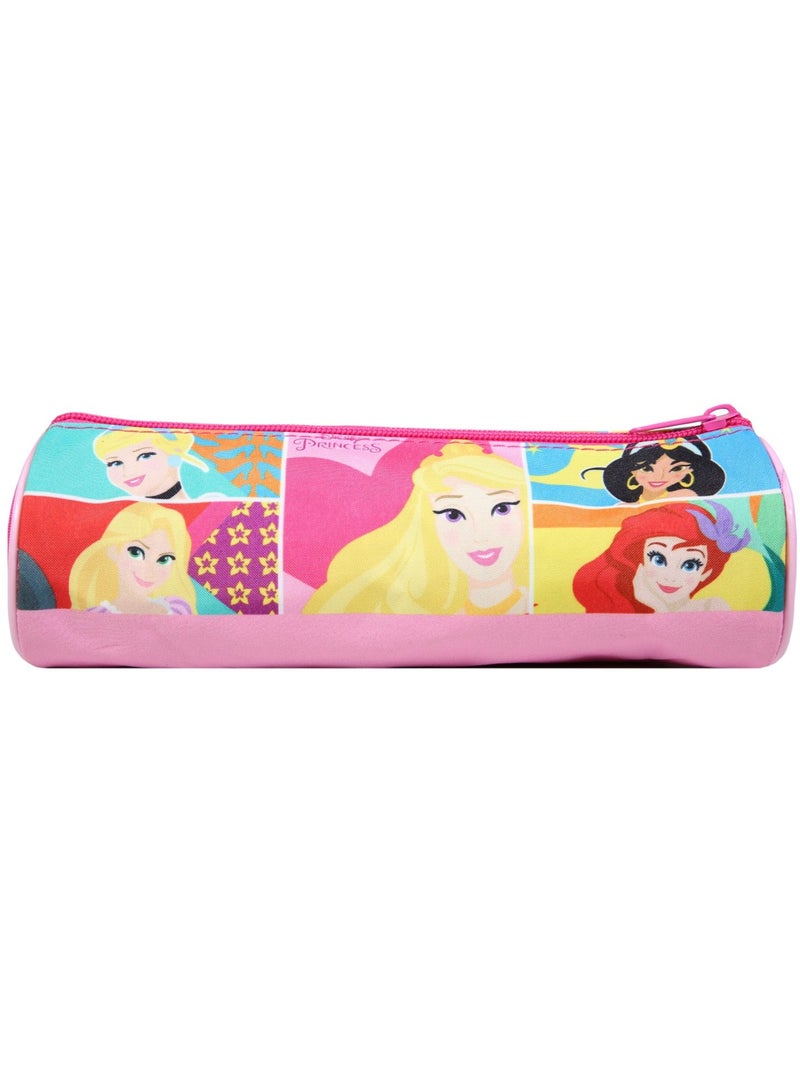 BAGTROTTER Trousse scolaire ronde Princesses Rose Rose - Kiabi