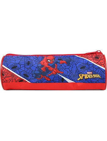 BAGTROTTER Trousse scolaire ronde Spider-Man Bleu