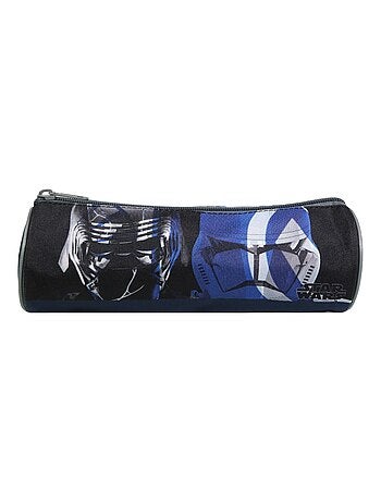 BAGTROTTER Trousse scolaire ronde Star Wars Gris et bleu