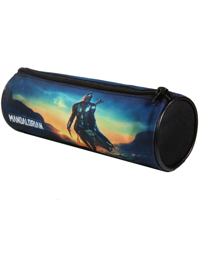 Bagtrotter Trousse scolaire ronde Star Wars / The Mandalorian Noir Noir - Kiabi