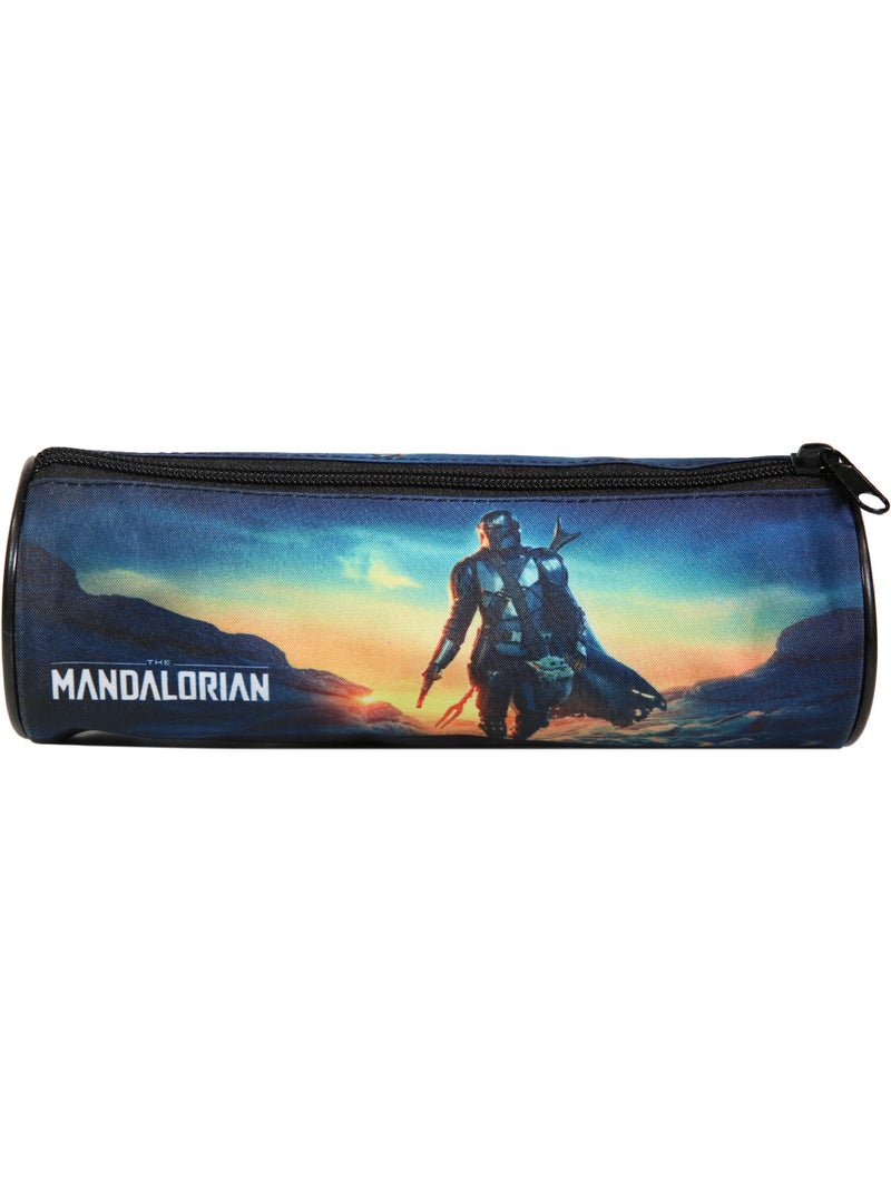 Bagtrotter Trousse scolaire ronde Star Wars / The Mandalorian Noir Noir - Kiabi