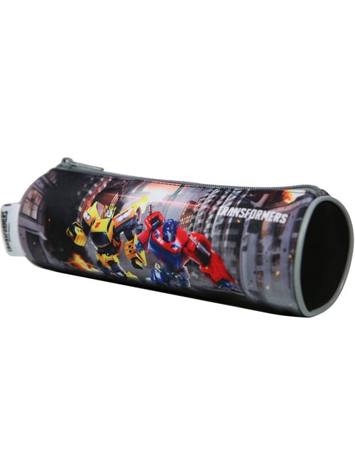 BAGTROTTER Trousse scolaire ronde Transformers Grise - Kiabi