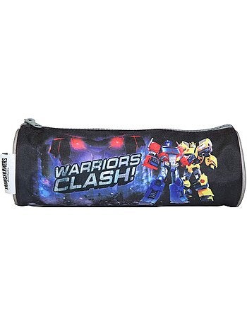 BAGTROTTER Trousse scolaire ronde Transformers Noire