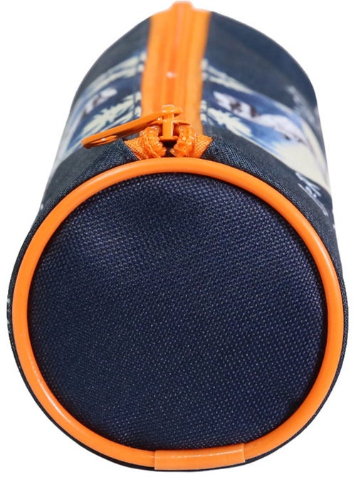 BAGTROTTER Trousse scolaire ronde Vorax Bleue Dinosaure Surf - Kiabi