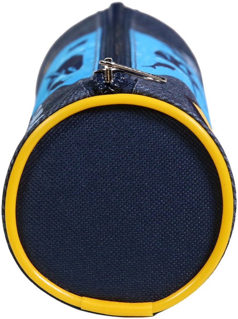 BAGTROTTER Trousse scolaire ronde Vorax Bleue Requins Bleu - Kiabi