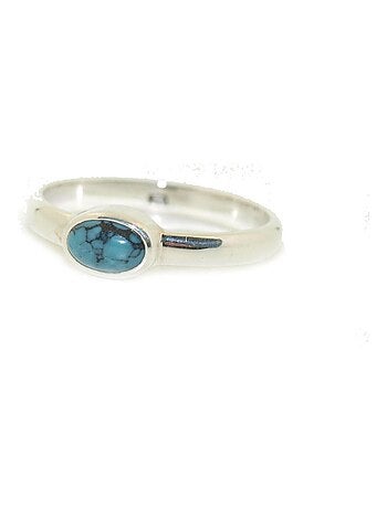 Bague argent et turquoise