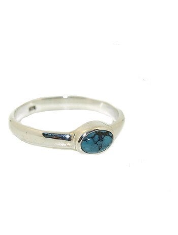 Bague argent et turquoise