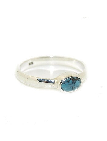 Bague argent et turquoise