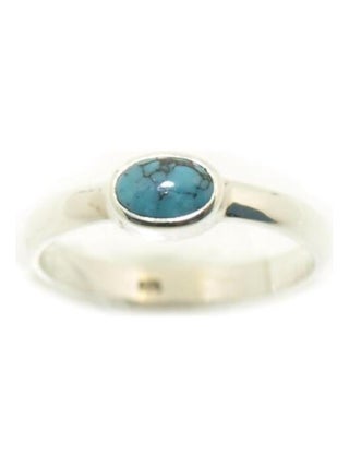 Bague argent et turquoise