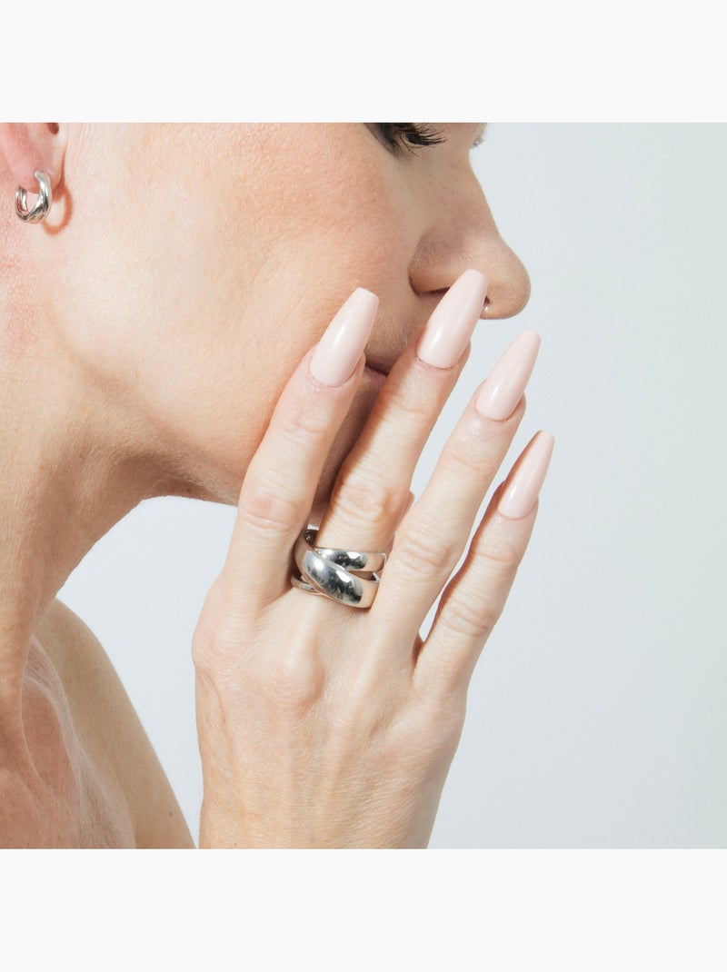 Bague argentée Luxenter - Umlasu Taille réglable Gris - Kiabi