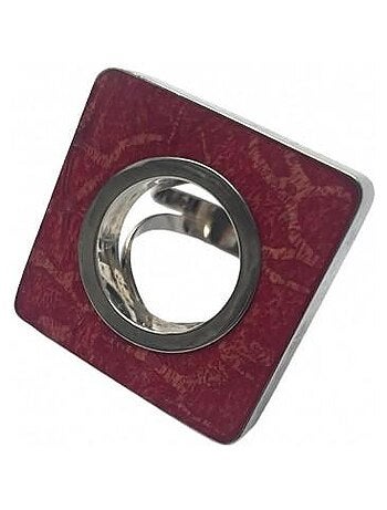 Bague carrée en argent et gorgone, Bijoucolor