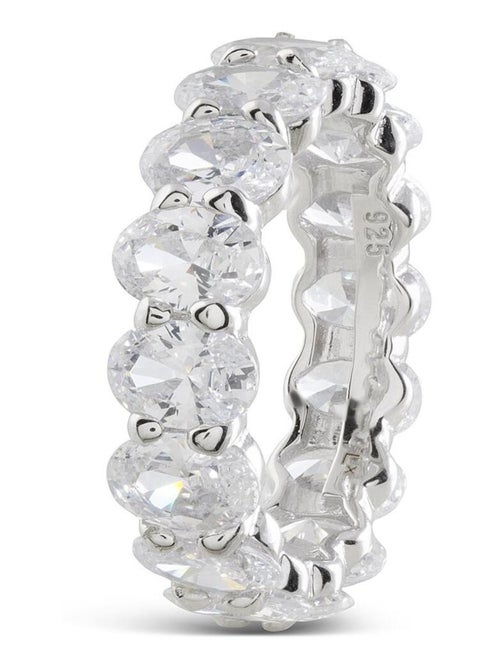 Bague en argent 925 avec zircone rhodiée - Laralda - Kiabi