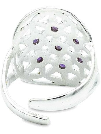Bague en Argent 925 et Améthyste