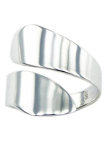 Bague en argent anneau spirale, Bijoucolor