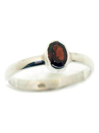 Bague en argent et grenat, Bijoucolor