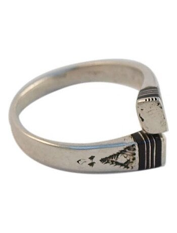 Bague ethnique Touareg argent croisée