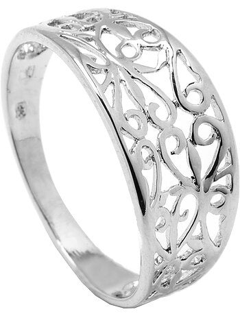 Bague filigranée argent