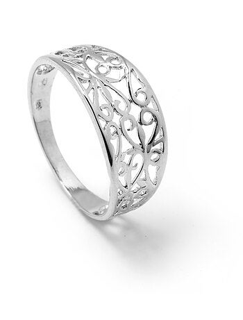 Bague filigranée argent