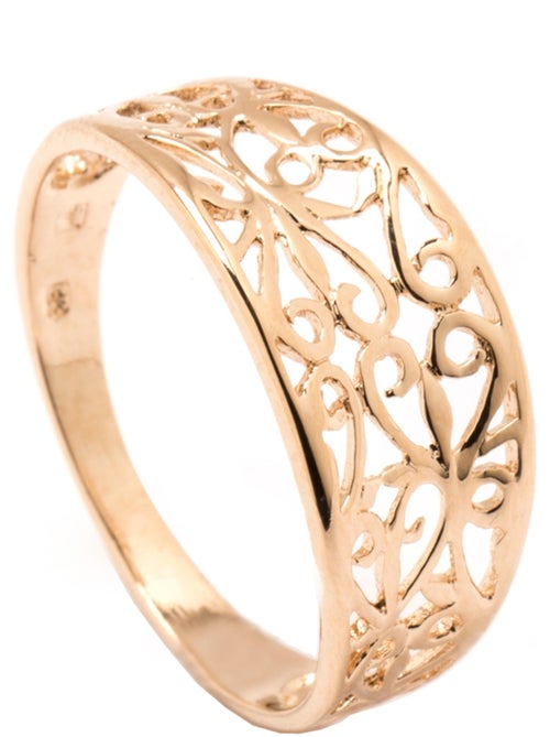 Bague filigranée plaqué or - DAXON - Kiabi