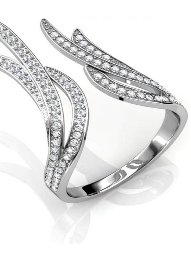 Bague Frayel - Argenté et Cristal Argent - Kiabi