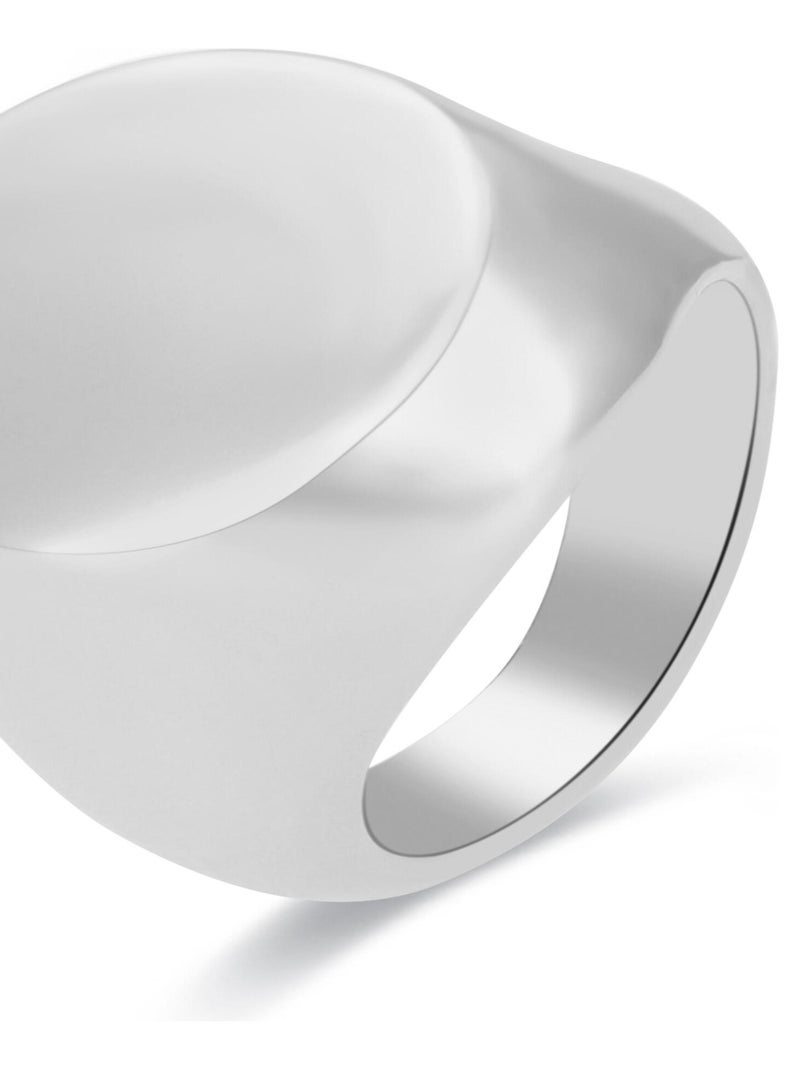 Bague  Isna en finition plaquée rhodium Argent - Kiabi
