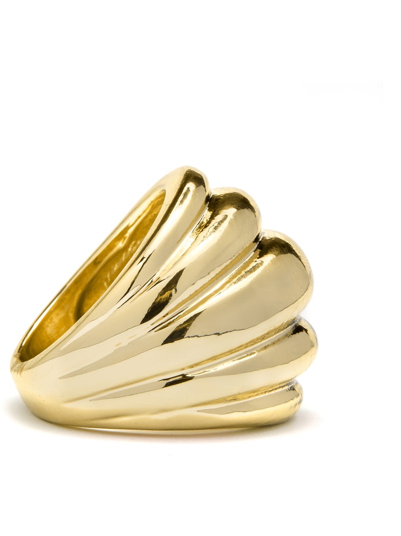 Bague Luxenter Abalt et plaqué or 18k Doré - Kiabi