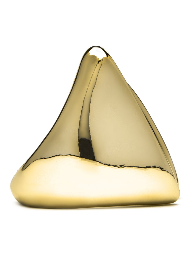 Bague Luxenter avec résine noire finition or 18k - Modwi Noir - Kiabi