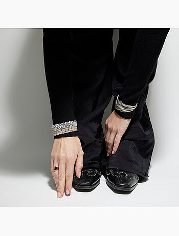 Bague Luxenter avec zircon brillant en finition or 18k - Niando