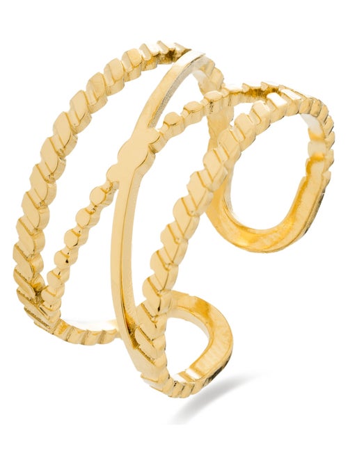 Bague Luxenter Eagro en or 18 carats - Kiabi