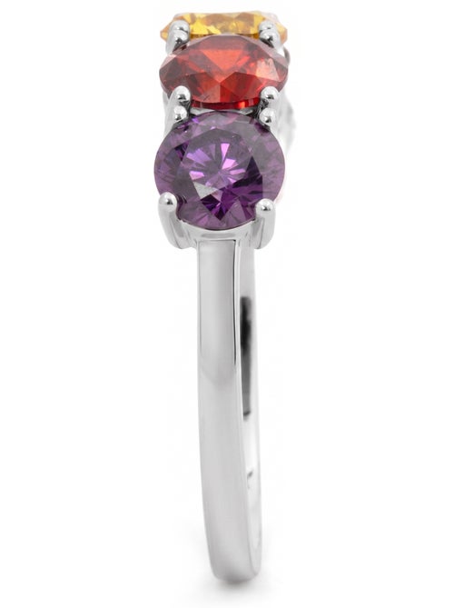 Bague Luxenter en alliage métallique et zircone multicolore, finition rhodiée - Mund - Kiabi Bague Luxenter en alliage métallique et zircone multicolore, finition rhodiée - Mund - Kiabi