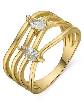 Bague Luxenter en argent 925 et or 18 carats - Tanduf