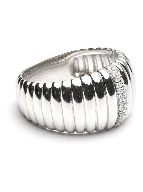 Bague Luxenter en argent 925 et zircon brillant rhodié - Dorane - Kiabi