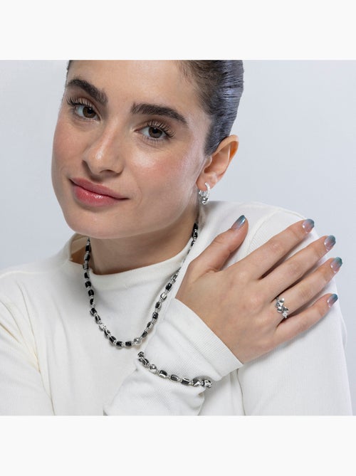 Bague Luxenter en argent 925 et zirconium rhodié - Azayn Taille réglable - Kiabi
