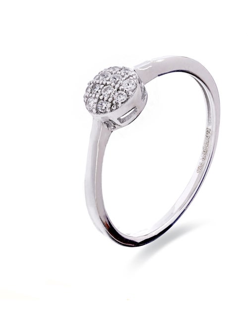 Bague Luxenter en argent 925 et zirconium rhodié - Micmir - Kiabi