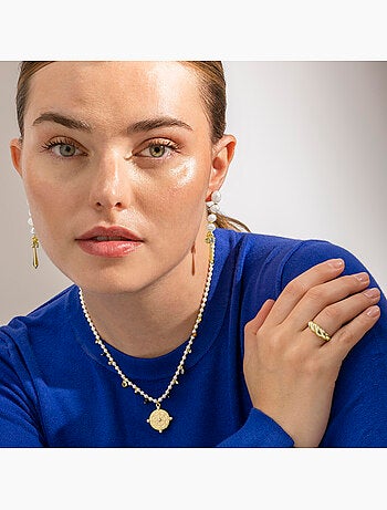 Bague Luxenter en argent sterling 925 avec finition et plaqué or 18k - Gilsi