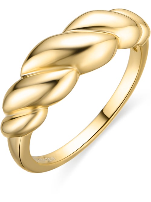 Bague Luxenter en argent sterling 925 avec finition et plaqué or 18k - Gilsi - Kiabi