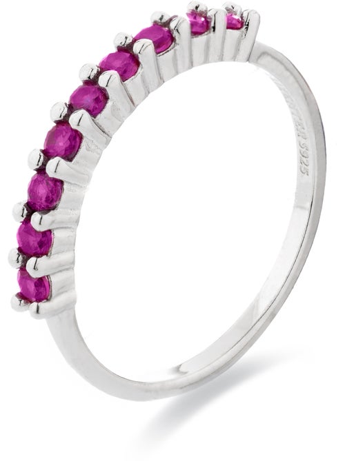 Bague Luxenter en argent sterling 925 avec zircone rubis et finition rhodium - Reiva - Kiabi Bague Luxenter en argent sterling 925 avec zircone rubis et finition rhodium - Reiva - Kiabi