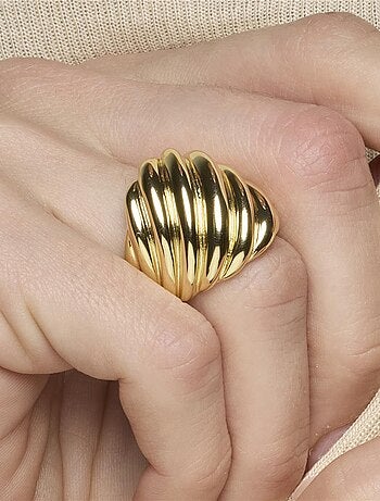 Bague Luxenter en argent sterling 925 et or jaune 18 carats - Goazar