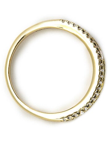 Bague Luxenter en argent sterling 925 et zircone multicolore finition or 18k - Bhaime