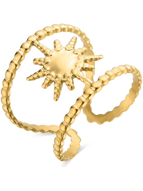 Bague Luxenter en or jaune 18 carats - Daeba - Kiabi